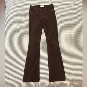 Brown mini-corduroy Gap baby boot pants size 26L